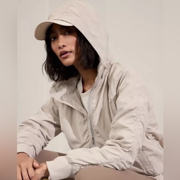 Athleta Jackets & Blazers - NWT Athleta Jetset Bomber Abalone Jacket Size Large